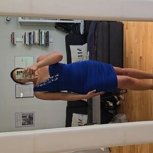 Hailey Adrianna Pappell 6 royal blue dress